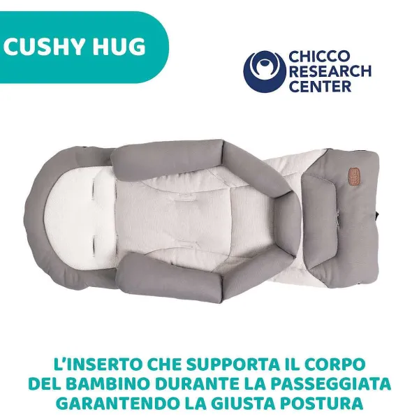 Passeggini|Chicco Passeggino Mysa Silver Grey