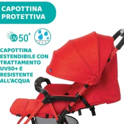 Passeggini|Chicco Passeggino Ohlal 3 Red Passion