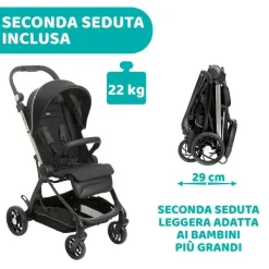 Passeggini|Chicco Passeggino One4Ever Pirate Black