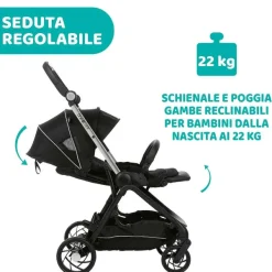 Passeggini|Chicco Passeggino One4Ever Pirate Black