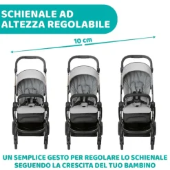 Passeggini|Chicco Passeggino One4Ever Silverleaf