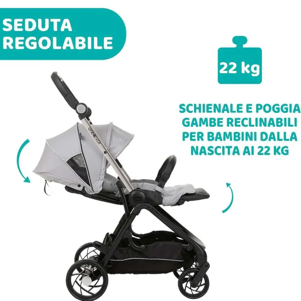 Passeggini|Chicco Passeggino One4Ever Silverleaf
