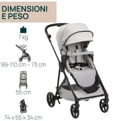 Passeggini|Chicco Passeggino Seety Florence Beige