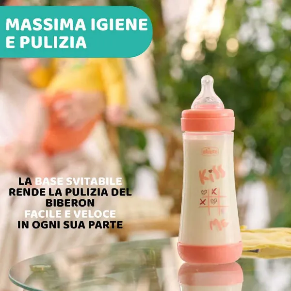 Biberon|Chicco Perfect 5 Biberon 300 Ml - Flusso Veloce Rosa