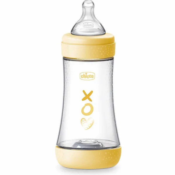 Biberon|Chicco Perfect 5 Biberon 240 Ml - Flusso Medio Giallo