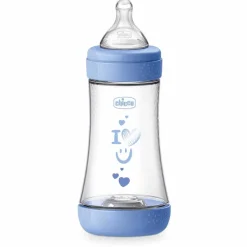 Biberon|Chicco Perfect 5 Biberon 240 Ml - Flusso Medio Azzurro