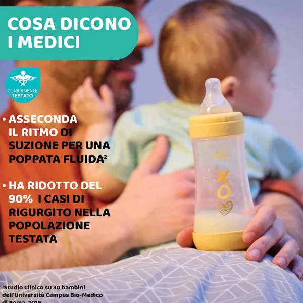 Biberon|Chicco Perfect 5 Biberon 300 Ml - Flusso Veloce Giallo