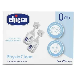 Pulizia Naso|Chicco Physioclean Soluzione Fisiologica 5Ml-25Pz