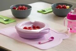 Piatti E Posate|Chicco Piatto Pappa Facile 6M+ Azzurro