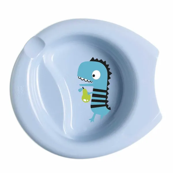 Piatti E Posate|Chicco Piatto Pappa Facile 6M+ Azzurro