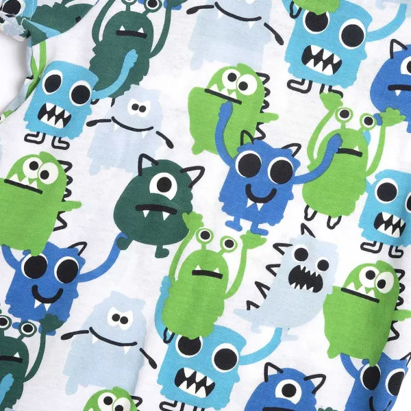 Pigiami|Chicco Pigiama Corto In Cotone Con Mostri