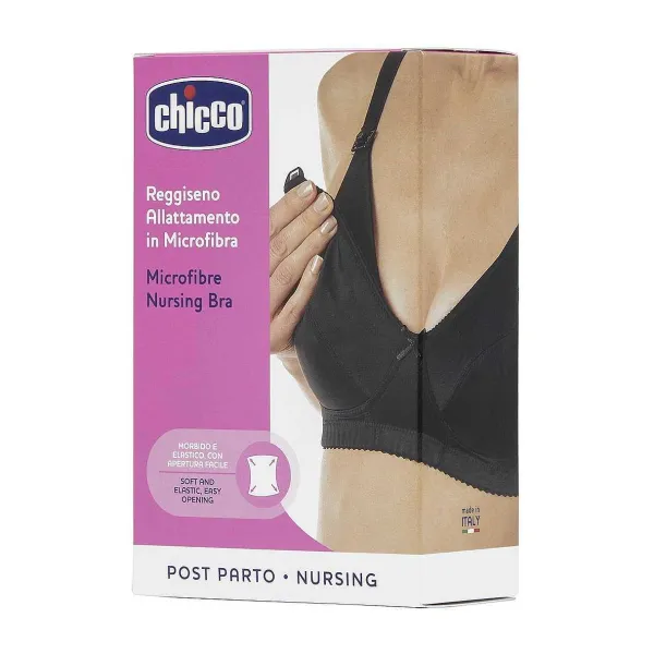 Reggiseni Allattamento|Chicco Reggiseno Allattamento In Microfibra Nero