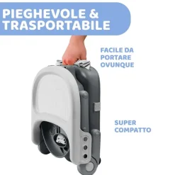Rialzi Sedia|Chicco Rialzo Sedia Pocket Snack Dark Grey