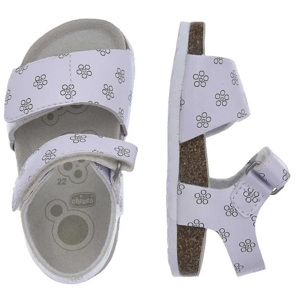 Sandali|Chicco Sandalo Bambina Fleurette Bianco-300