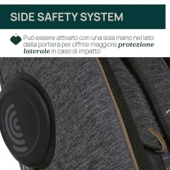 Seggiolini Auto Neonato|Chicco Seggiolino Auto Bi-Seat Air (61-150 Cm) Black