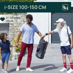 Seggiolini Auto Bimbi Grandi (Dai 3 Anni)|Chicco Seggiolino Auto Fold&Go (100-150 Cm)