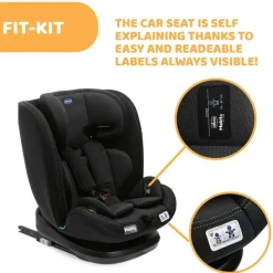 Seggiolini Auto Bimbi Piccoli (Dai 15 Mesi)|Chicco Seggiolino Auto Mokita (76-150 Cm) India Ink