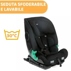 Seggiolini Auto Bimbi Piccoli (Dai 15 Mesi)|Chicco Seggiolino Auto Myseat Air Zip&Wash (76-150 Cm)