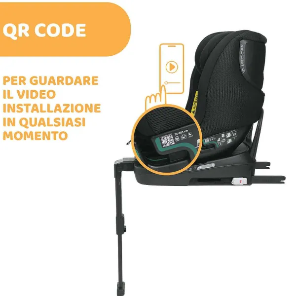 Seggiolini Auto Neonato|Chicco Seggiolino Auto Seat3Fit Zip&Wash Air (40-125 Cm)