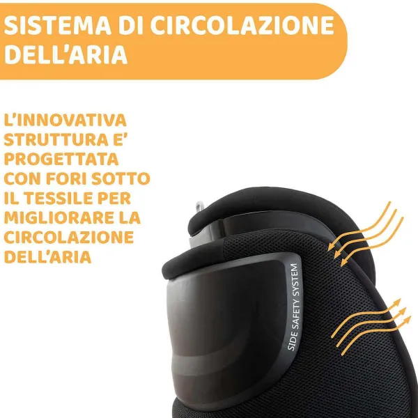 Seggiolini Auto Neonato|Chicco Seggiolino Auto Seat3Fit Zip&Wash Air (40-125 Cm)