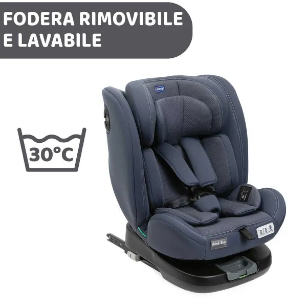 Seggiolini Auto Neonato|Chicco Seggiolino Auto Unico Evo (40-150 Cm) India Ink