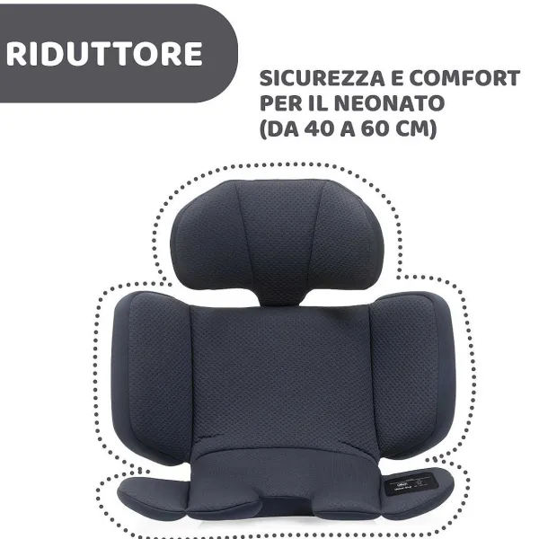 Seggiolini Auto Neonato|Chicco Seggiolino Auto Unico Evo (40-150 Cm) India Ink