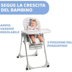 Seggioloni|Chicco Seggiolone Polly Easy Giraffe