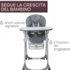 Seggioloni|Chicco Seggiolone Polly Easy Grey Melange