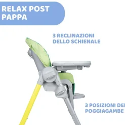 Seggioloni|Chicco Seggiolone Polly Easy Crocodile