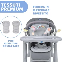 Seggioloni|Chicco Seggiolone Polly Magic Relax Graphite