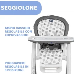 Seggioloni|Chicco Seggiolone Polly Progres5 Cherry