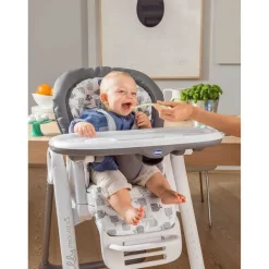 Seggioloni|Chicco Seggiolone Polly Progres5 Grey Melange