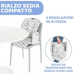 Seggioloni|Chicco Seggiolone Polly Progres5 Grey Melange