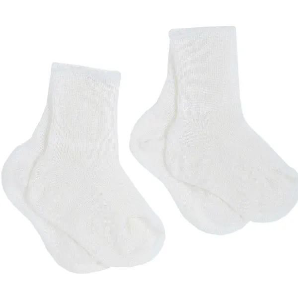 Calze E Collant|Chicco Set 2 Calzini Di Cotone Bianco