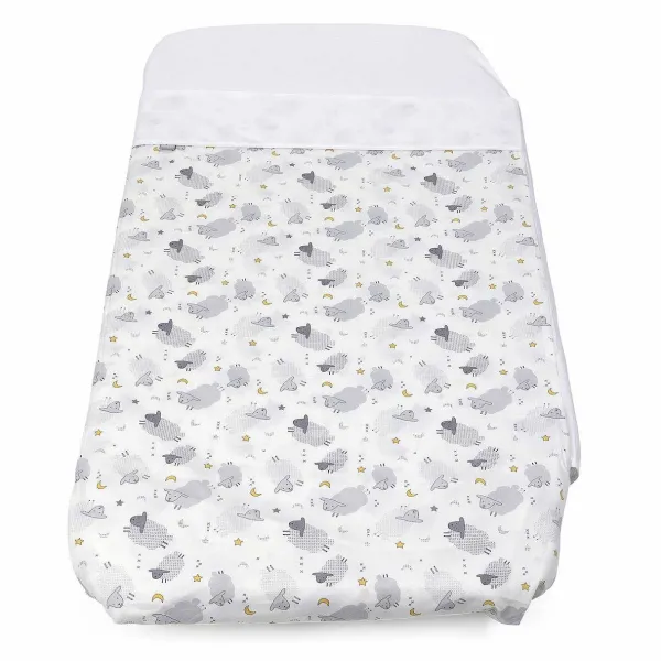 Lenzuola E Copertine|Chicco Set Culla Next2Me Forever - 2 Pz Grey Sheep