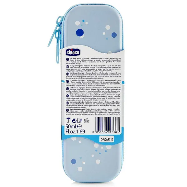 Igiene Orale|Chicco Set Primi Dentini Azzurro