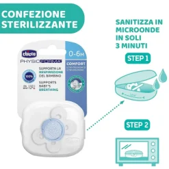 Succhietti Physioforma|Chicco Succhietto Physioforma® Comfort 0-6M (1 Pcs) Silicone Dog