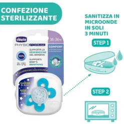 Succhietti Physioforma|Chicco Succhietto Physioforma® Comfort 6-16M (1 Pcs) Silicone Tiger