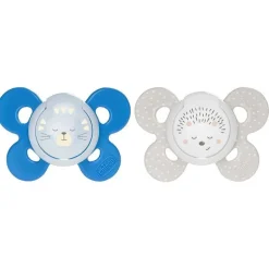 Succhietti Physioforma|Chicco Succhietto Physioforma® Comfort 16-36M (2 Pcs) Silicone Tiger And Hedgehog