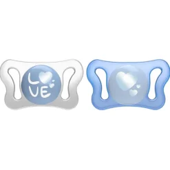 Succhietti Physioforma|Chicco Succhietto Physioforma® Micr 0-2M (2 Pcs) Love- Cuore