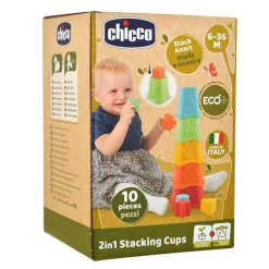 Incastri E Impilabili|Chicco Tazze Impilabili 2In1 Eco+