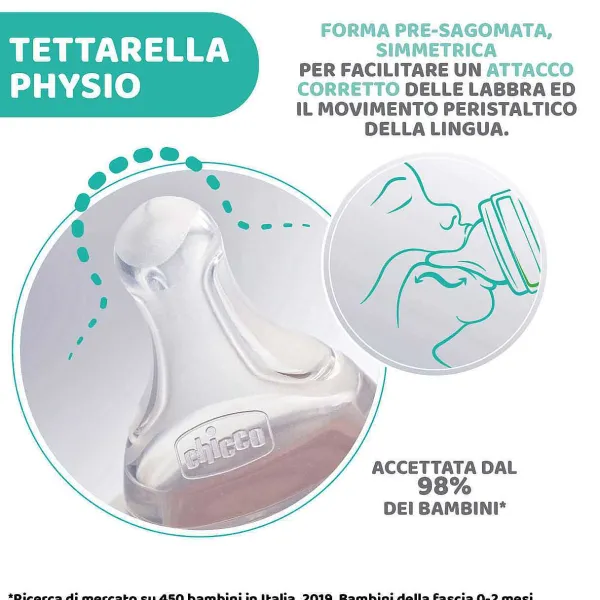 Tettarelle|Chicco Tettarella Physio - Silicone