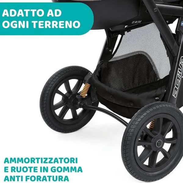 Trio E Sistemi Modulari|Chicco Trio Activ3 Con Kory Essential Dark Beige