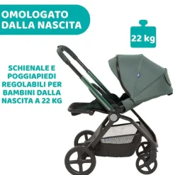 Trio E Sistemi Modulari|Chicco Trio Mysa Con Kory Plus Jade Green