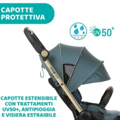 Trio E Sistemi Modulari|Chicco Trio One4Ever Con Kory Essential Green Gem