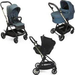 Trio E Sistemi Modulari|Chicco Trio One4Ever Con Kory Essential Green Gem