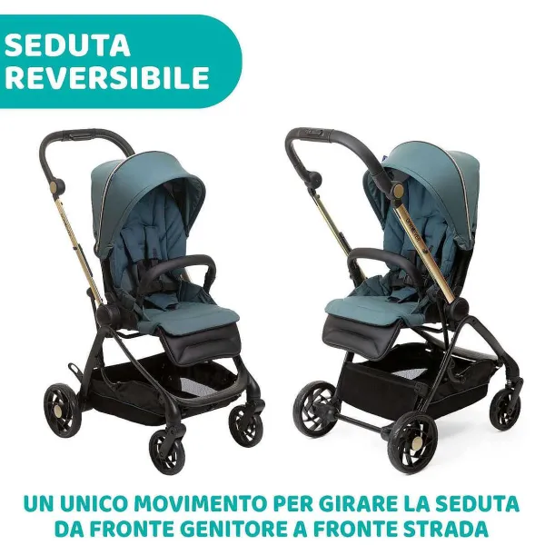 Trio E Sistemi Modulari|Chicco Trio One4Ever Con Kory Essential Green Gem
