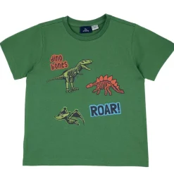 T-Shirt|Chicco T-Shirt Con Dinosauri Verde Medio