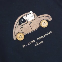 T-Shirt|Chicco T-Shirt Con Dolce Stampa Blu Scuro