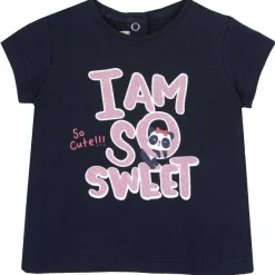 T-Shirt|Chicco T-Shirt Con Panda Blu Medio